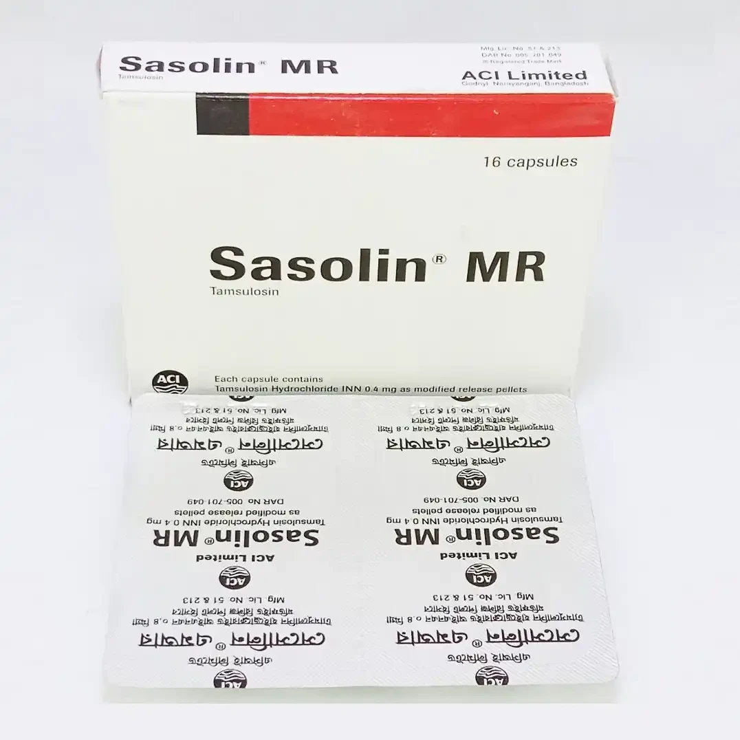 Pack Image: Sasolin MR 0.4 mg Capsule (2 x 8)
