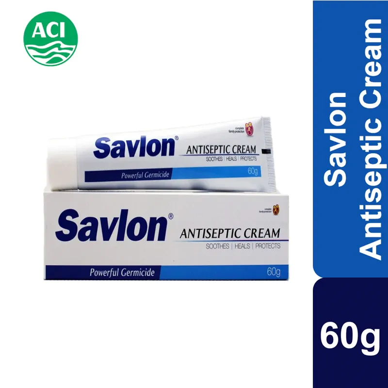 Pack Image: Savlon 0.1% 0.5% Cream (30 gm tube)