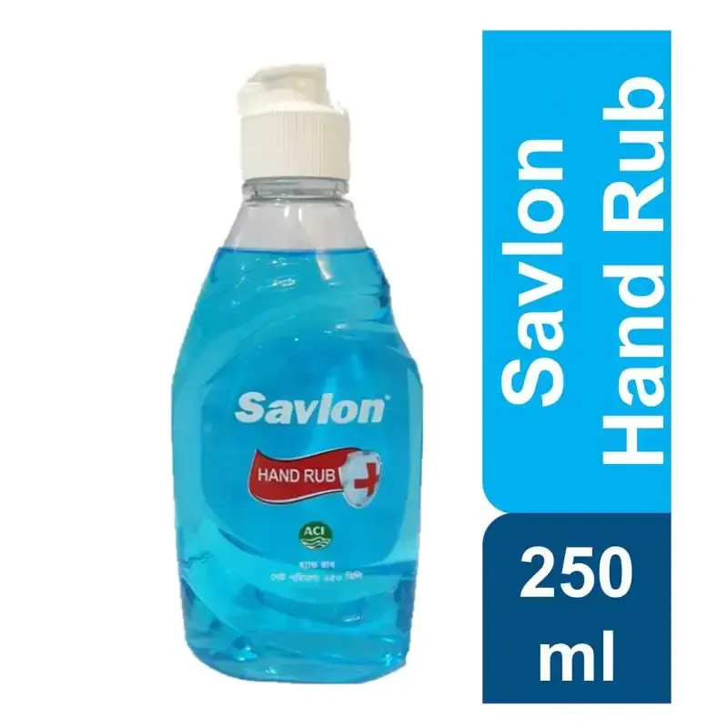 Pack Image: Savlon 0.5% 70% Hand Rub (50 ml bottle)