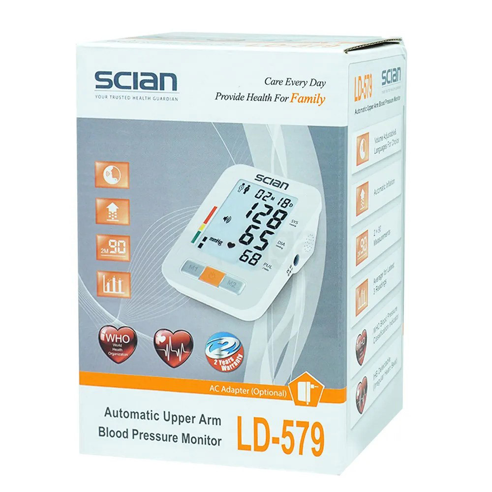 Pack Image: Scian (LD-579) Digital blood BP Monitor Device (Each device)