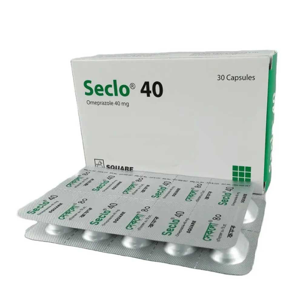 Pack Image: Seclo 40 mg Capsule (3 x 10)