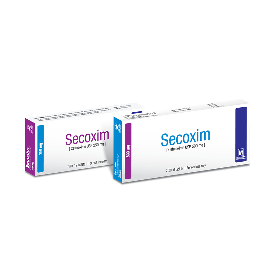 Pack Image: Secoxim 500 mg Tablet (1 x 6)