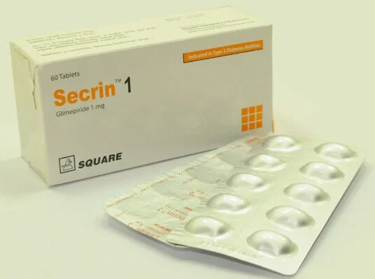Pack Image: Secrin 1 mg Tablet (6 x 10)