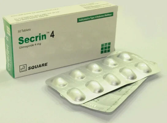 Pack Image: Secrin 4 mg Tablet (3 x 10)