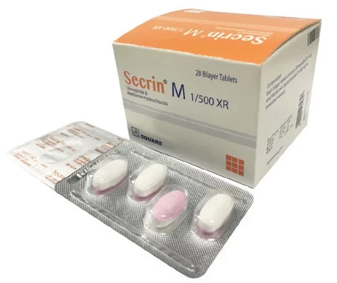 Pack Image: Secrin M 1 mg Tablet (7 x 4)