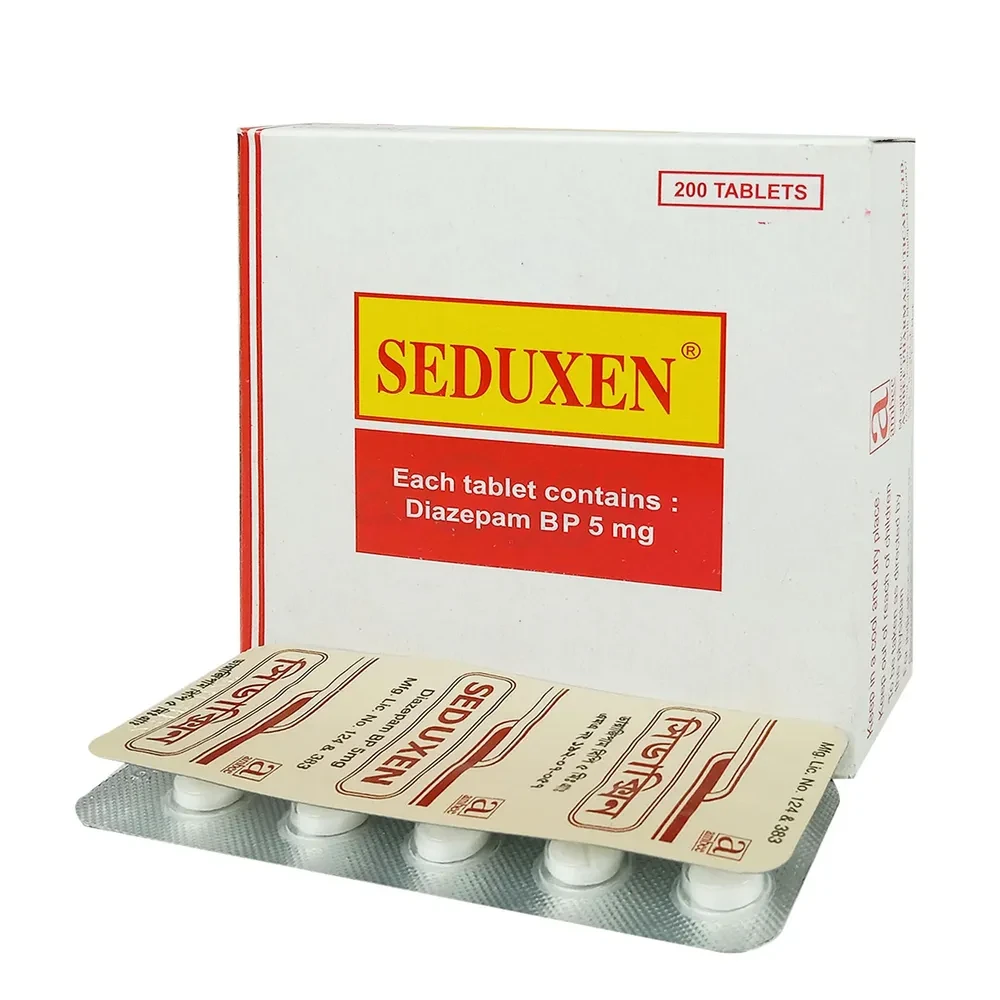Pack Image: Seduxen 5 mg Tablet (20 x 10)