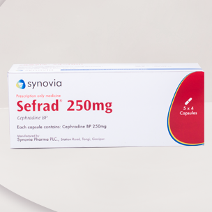 Pack Image: Sefrad 250 mg Capsule (5 x 4)