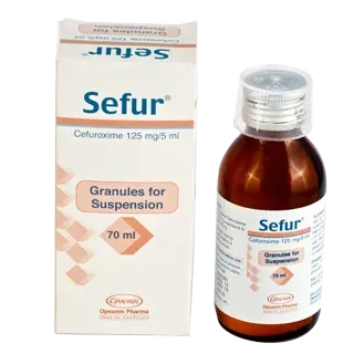 Pack Image: Sefur 125 mg Suspension (70 ml bottle)