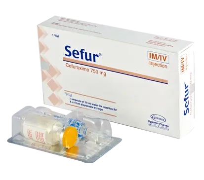Pack Image: Sefur 750 mg Injection (750 mg vial)