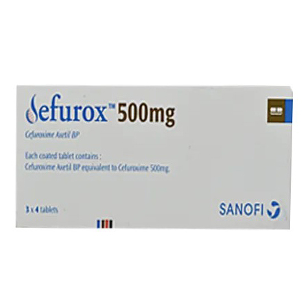 Pack Image: Sefurox 500 mg Tablet (3 x 4)