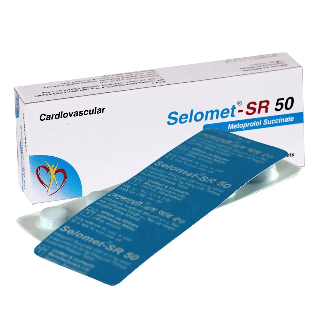 Pack Image: Selomet-SR 50 mg Tablet (3 x 10)