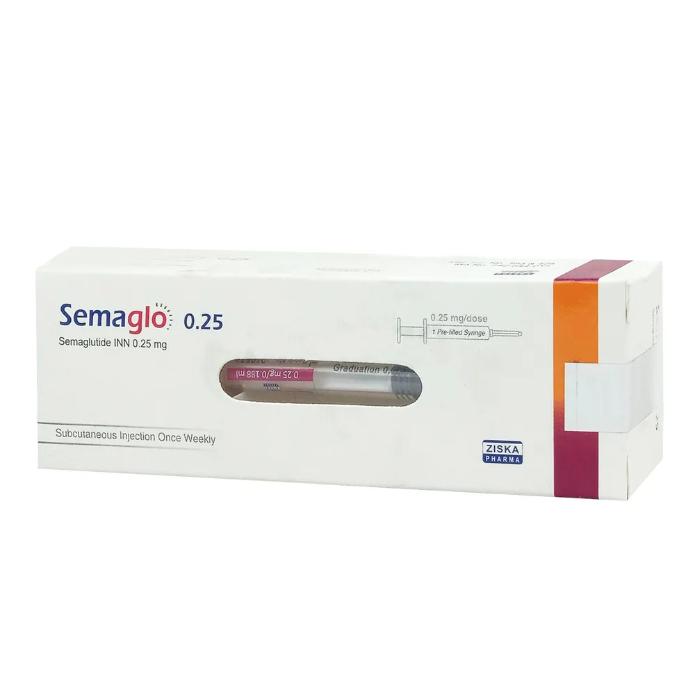 Pack Image: Semaglo 0.25 mg Injection (0.25 mg pre-filled syringe)