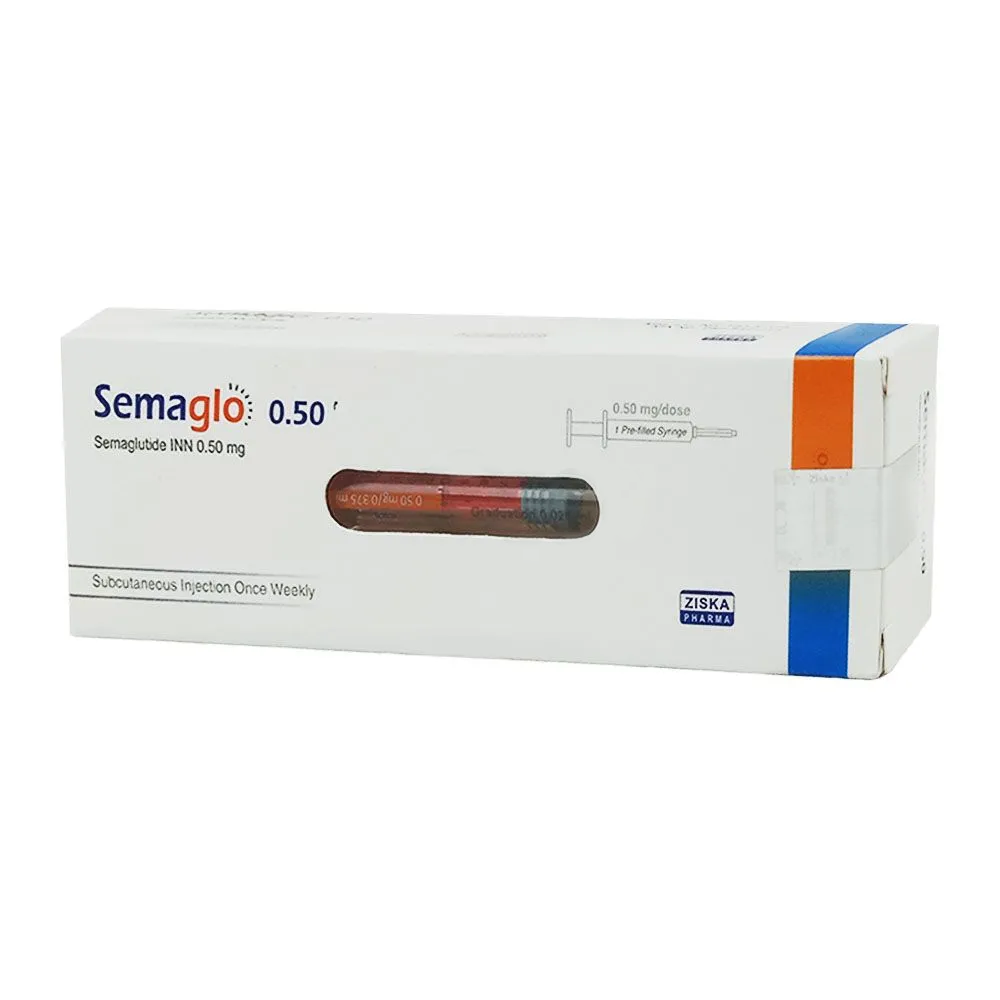 Pack Image: Semaglo 0.5 mg Injection (0.5 mg pre-filled syringe)