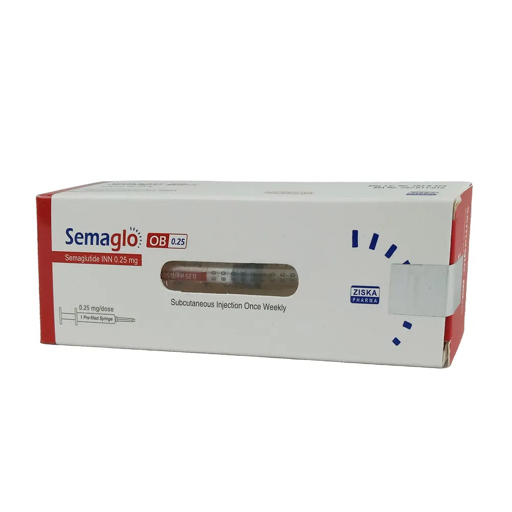 Pack Image: Semaglo OB 0.25 mg Injection (0.25 mg pre-filled syringe)