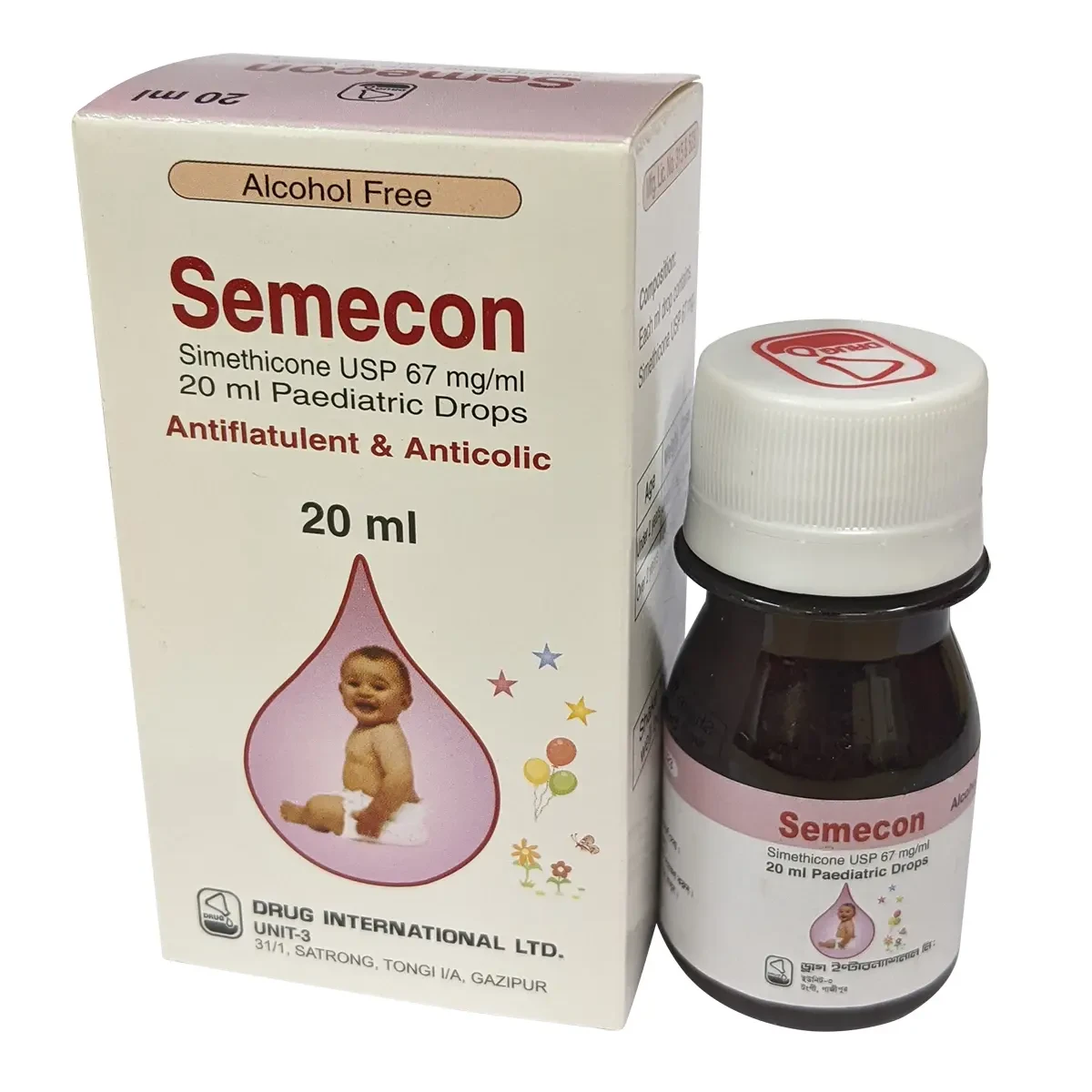 Pack Image: Semecon 67 mg Pediatric Drop (20 ml drop)