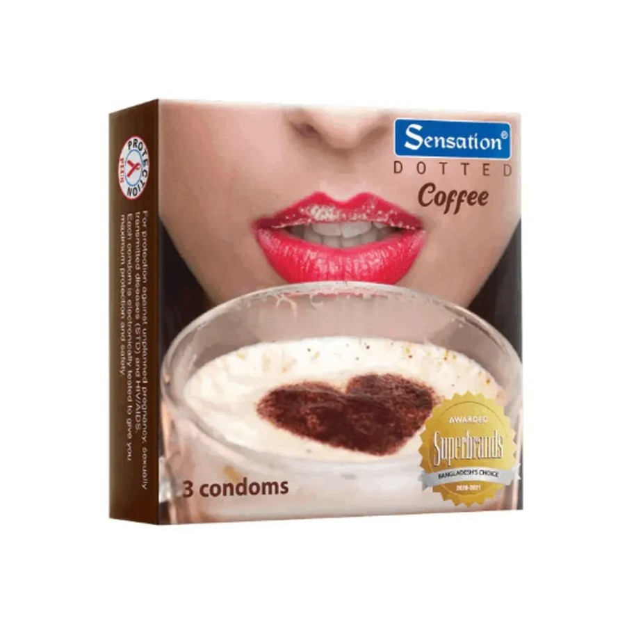Pack Image: Sensation Coffee  Condom (Per pack)