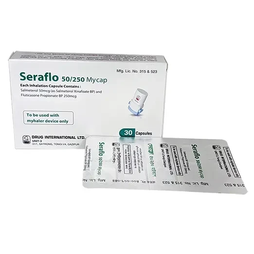 Pack Image: Seraflo 50 mcg Inhalation Capsule (3 x 10)