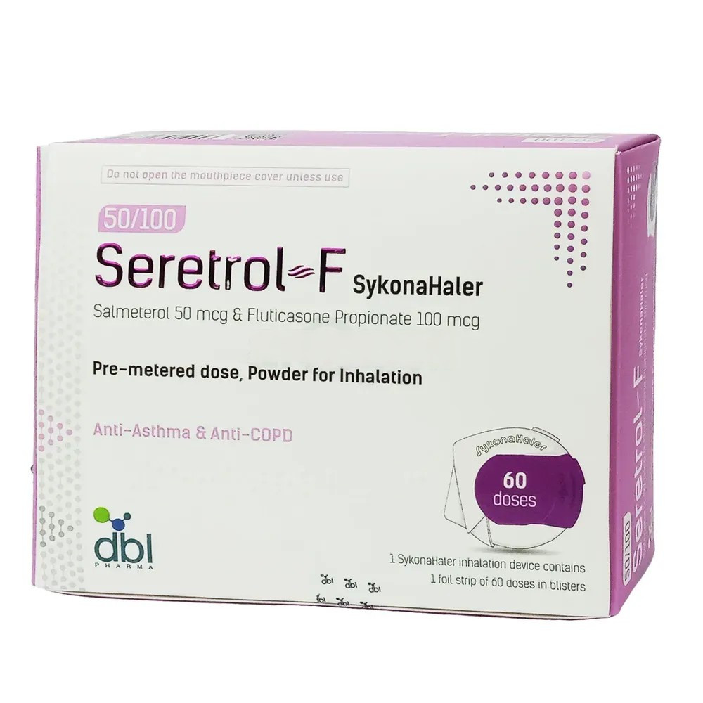 Pack Image: Seretrol-F 50 mcg MDPI (60 doses sykonahaler)