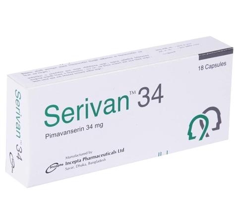 Pack Image: Serivan 34 mg Capsule (3 x 6)
