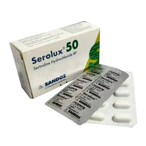 Pack Image: Serolux 50 mg Tablet (5 x 10)