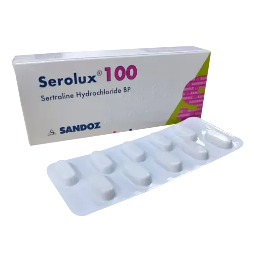 Pack Image: Serolux 100 mg Tablet (3 x 10)