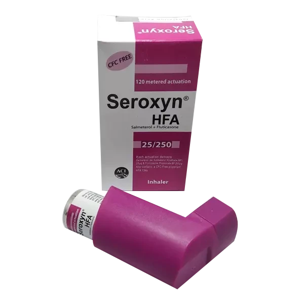 Pack Image: Seroxyn (25 mcg Inhaler (120 metered doses)