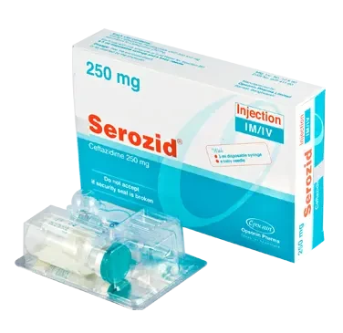 Pack Image: Serozid 250 mg Injection (250 mg vial)