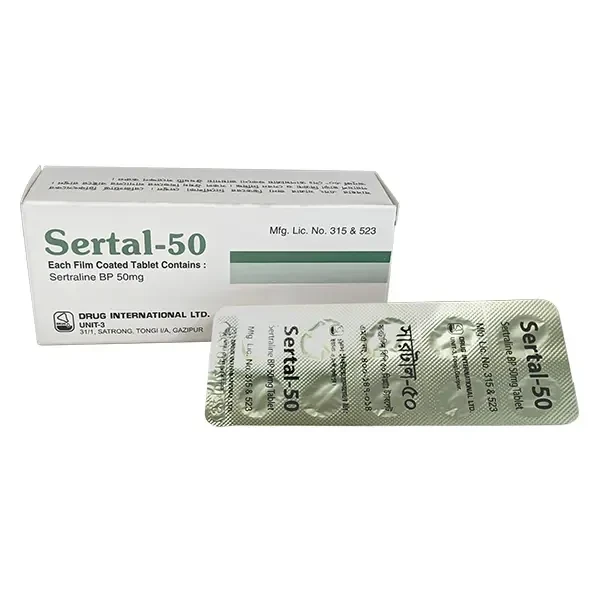 Pack Image: Sertal 50 mg Tablet (5 x 10)