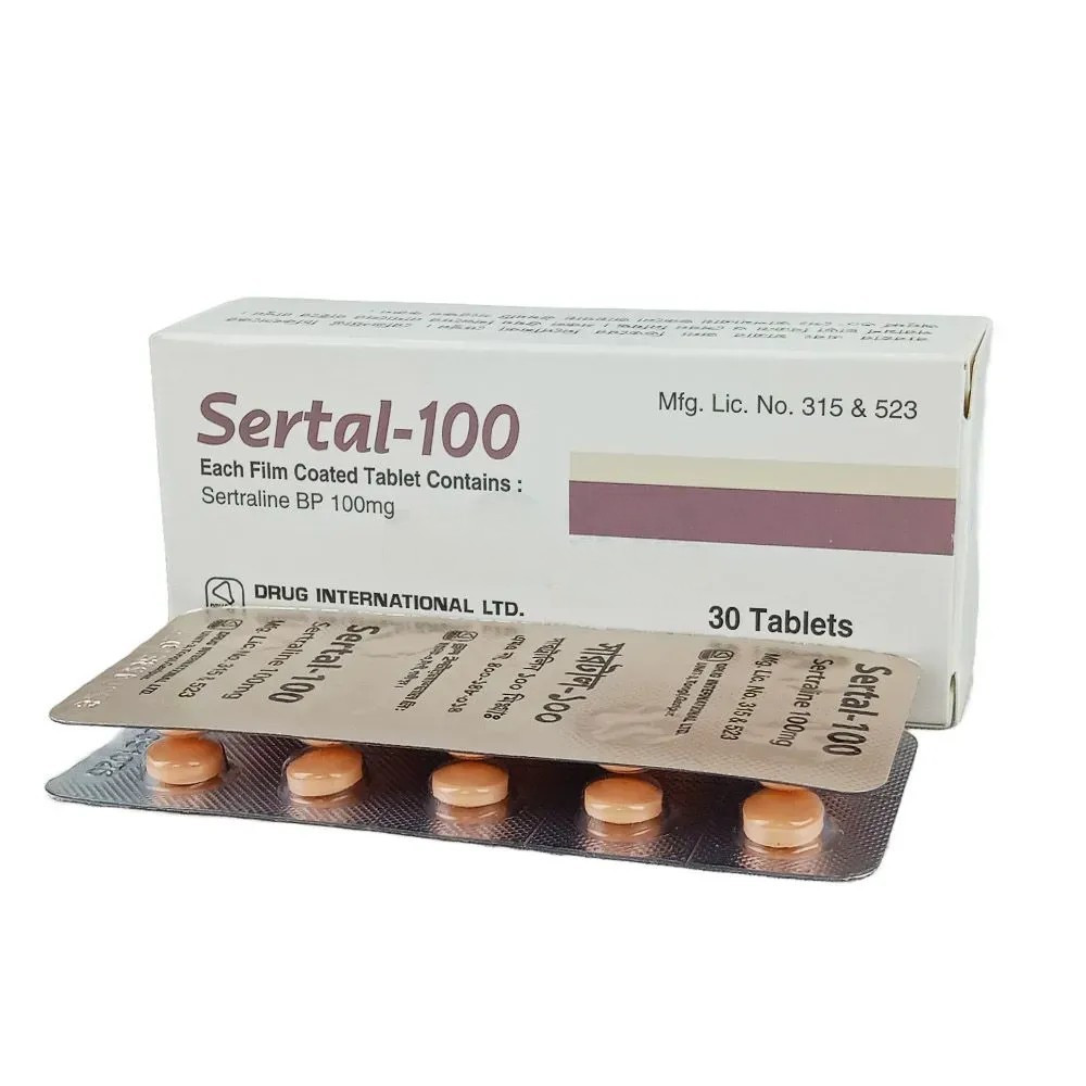 Pack Image: Sertal 100 mg Tablet (3 x 10)
