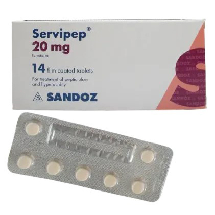 Pack Image: Servipep 20 mg Tablet (5 x 10)