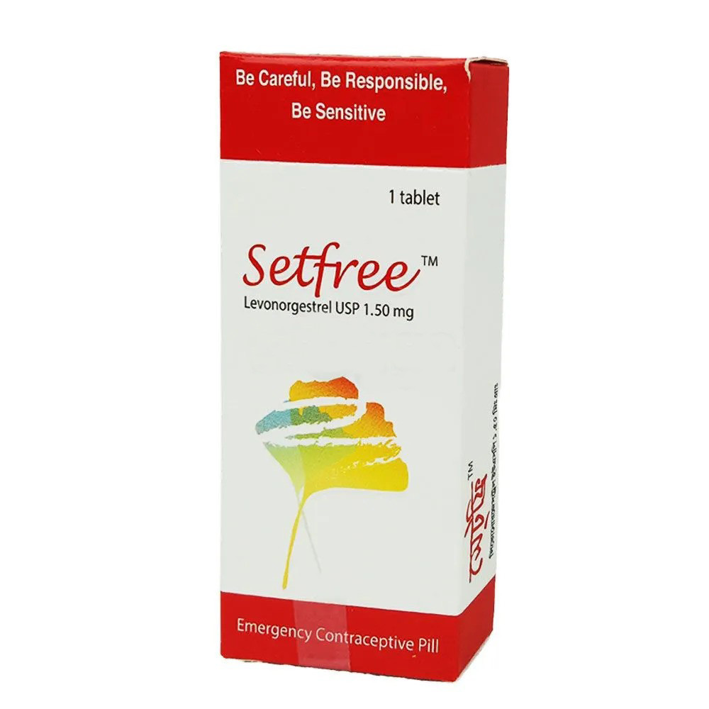 Pack Image: Setfree 1.5 mg Tablet (1 tablet pack)
