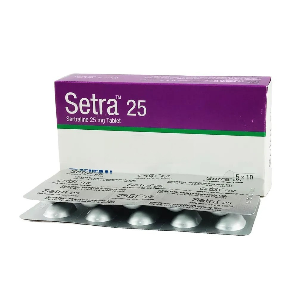 Pack Image: Setra 25 mg Tablet (5 x 10)