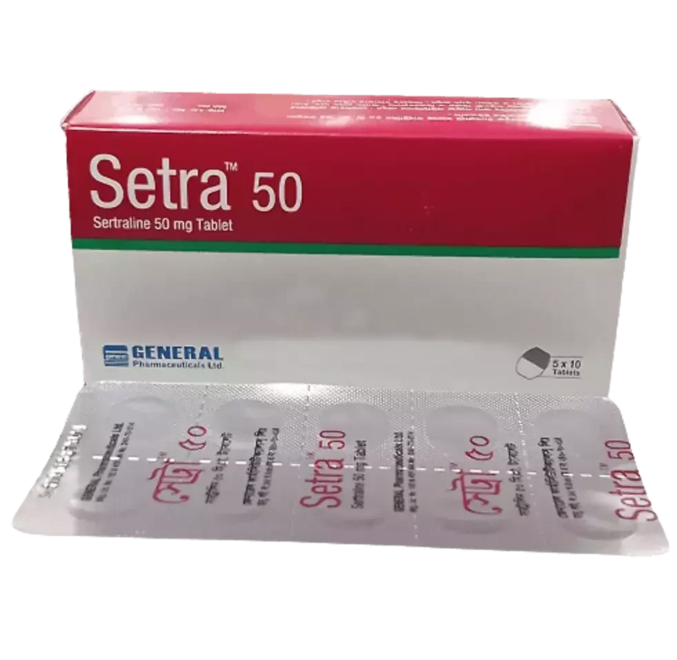 Pack Image: Setra 50 mg Tablet (5 x 10)