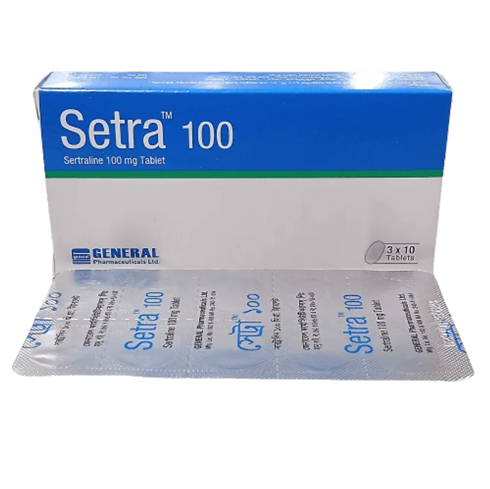 Pack Image: Setra 100 mg Tablet (4 x 10)