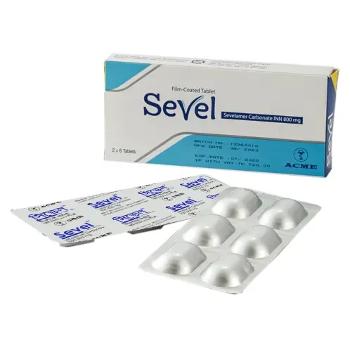 Pack Image: Sevel 800 mg Tablet (2 x 6)