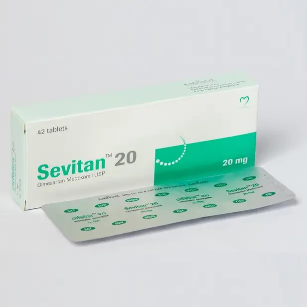Pack Image: Sevitan 20 mg Tablet (3 x 14)