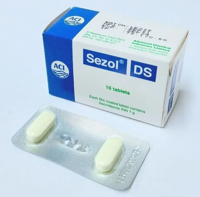 Pack Image: Sezol DS 1000 mg Tablet (5 x 2)