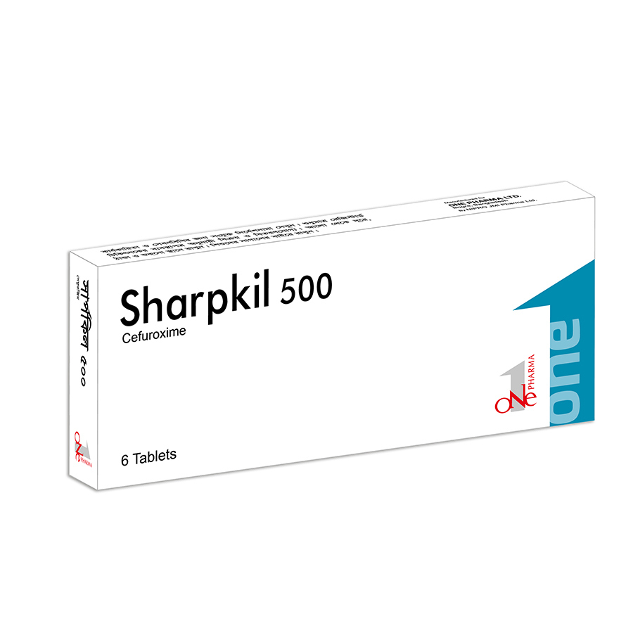 Pack Image: Sharpkil 500 mg Tablet (1 x 7)