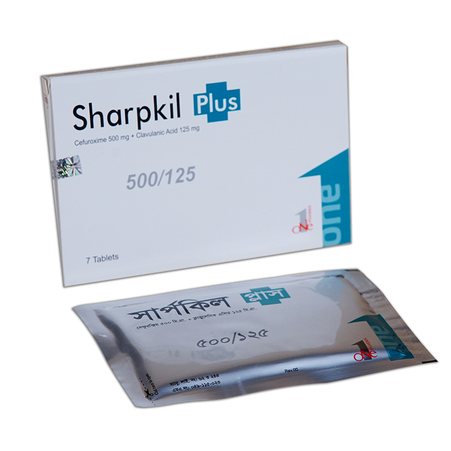Pack Image: Sharpkil Plus 500 mg Tablet (1 x 7)