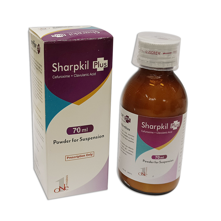 Pack Image: Sharpkil Plus (125 mg Suspension (70 ml bottle)