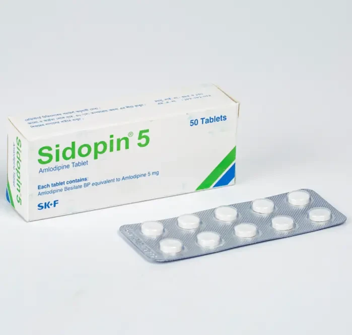 Pack Image: Sidopin 5 mg Tablet (5 x 10)