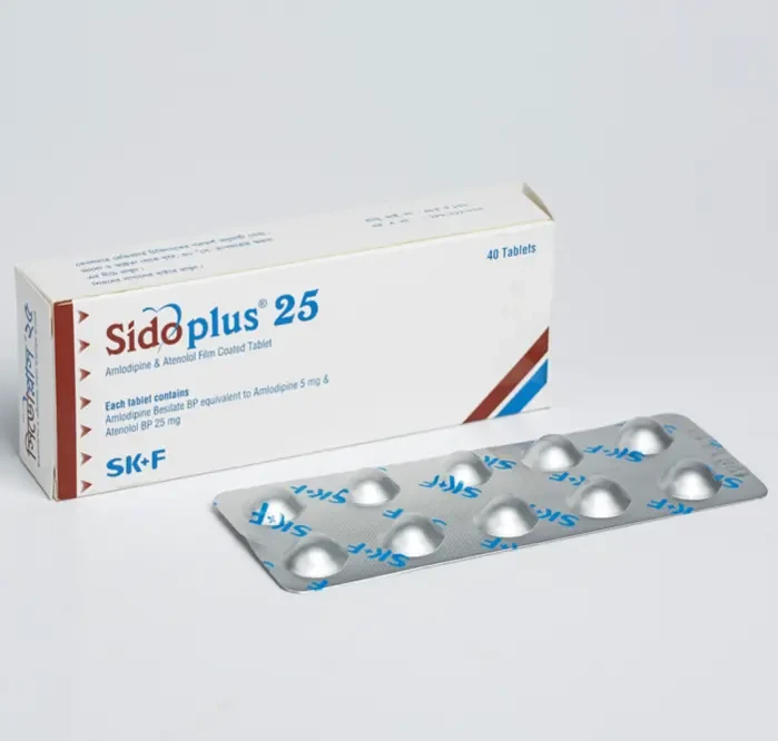 Pack Image: Sidoplus 5 mg Tablet (4 x 10)