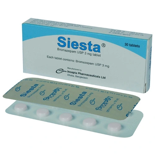 Pack Image: Siesta 3 mg Tablet (3 x 10)
