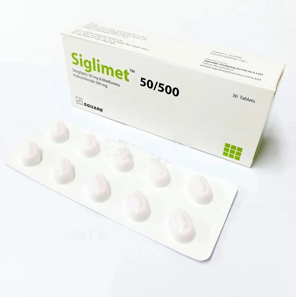 Pack Image: Siglimet 50 mg Tablet (3 x 10)