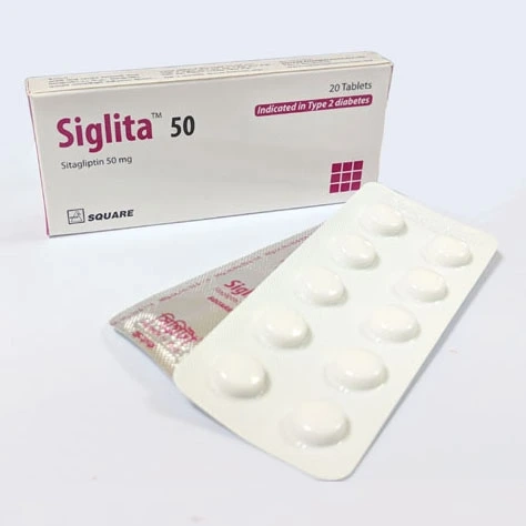 Pack Image: Siglita 50 mg Tablet (2 x 10)