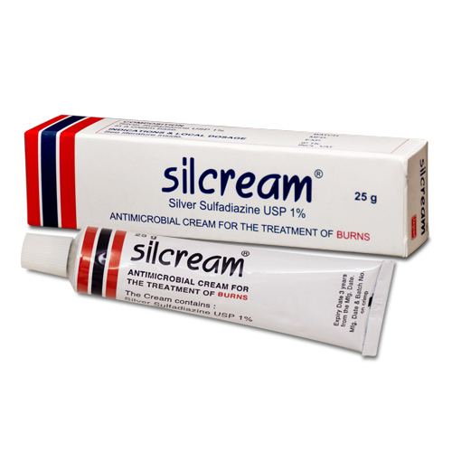 Pack Image: Silcream 1% Cream (5 gm tube)