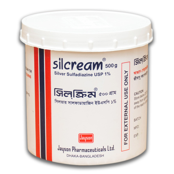 Pack Image: Silcream 1% Cream (250 gm container)