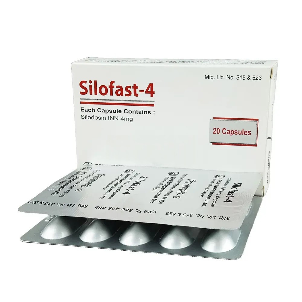 Pack Image: Silofast 4 mg Capsule (2 x 10)