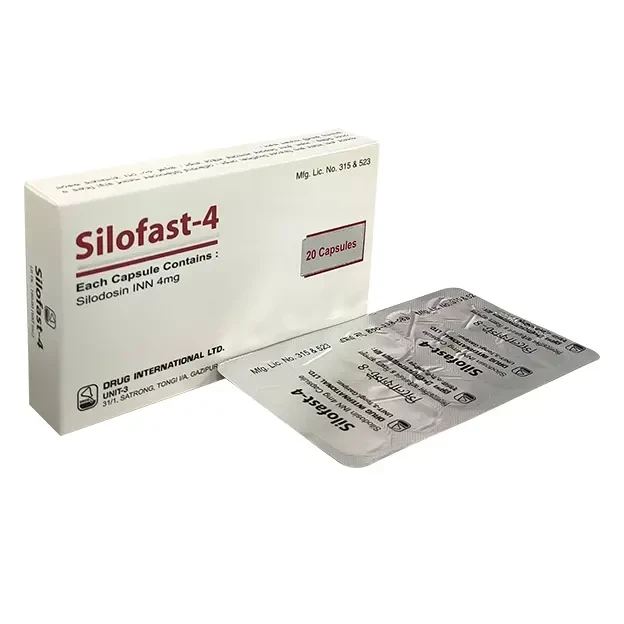 Pack Image: Silofast 4 mg Capsule (2 x 10)