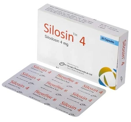 Pack Image: Silosin 4 mg Capsule (2 x 10)